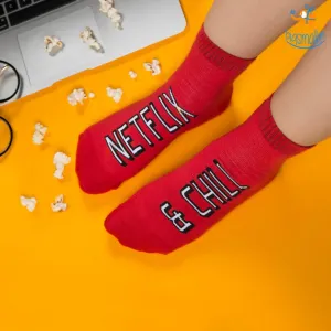 Women Netflix and Chill Socks