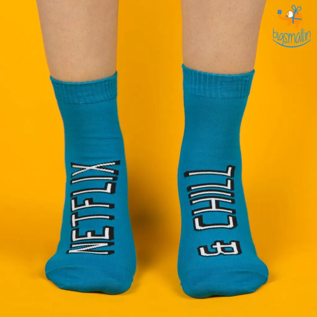 Women Netflix and Chill Socks