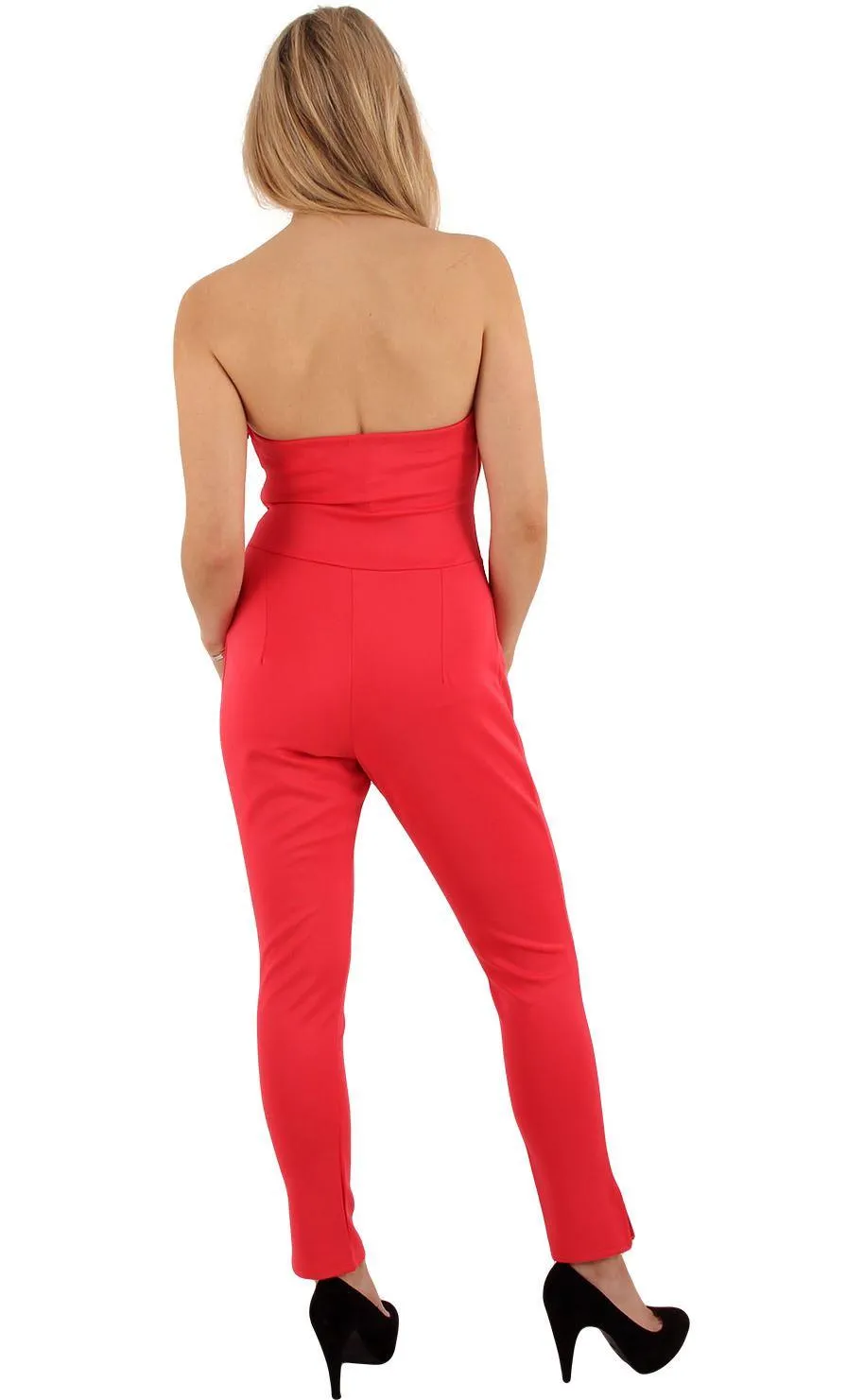 Women Tube-Top Classic Jumpsuit