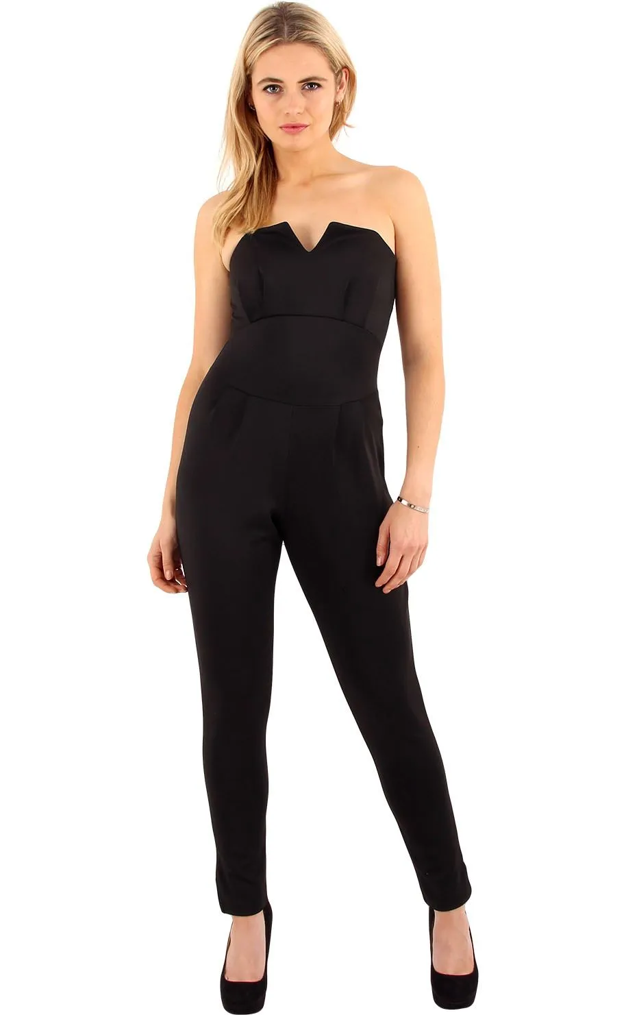 Women Tube-Top Classic Jumpsuit