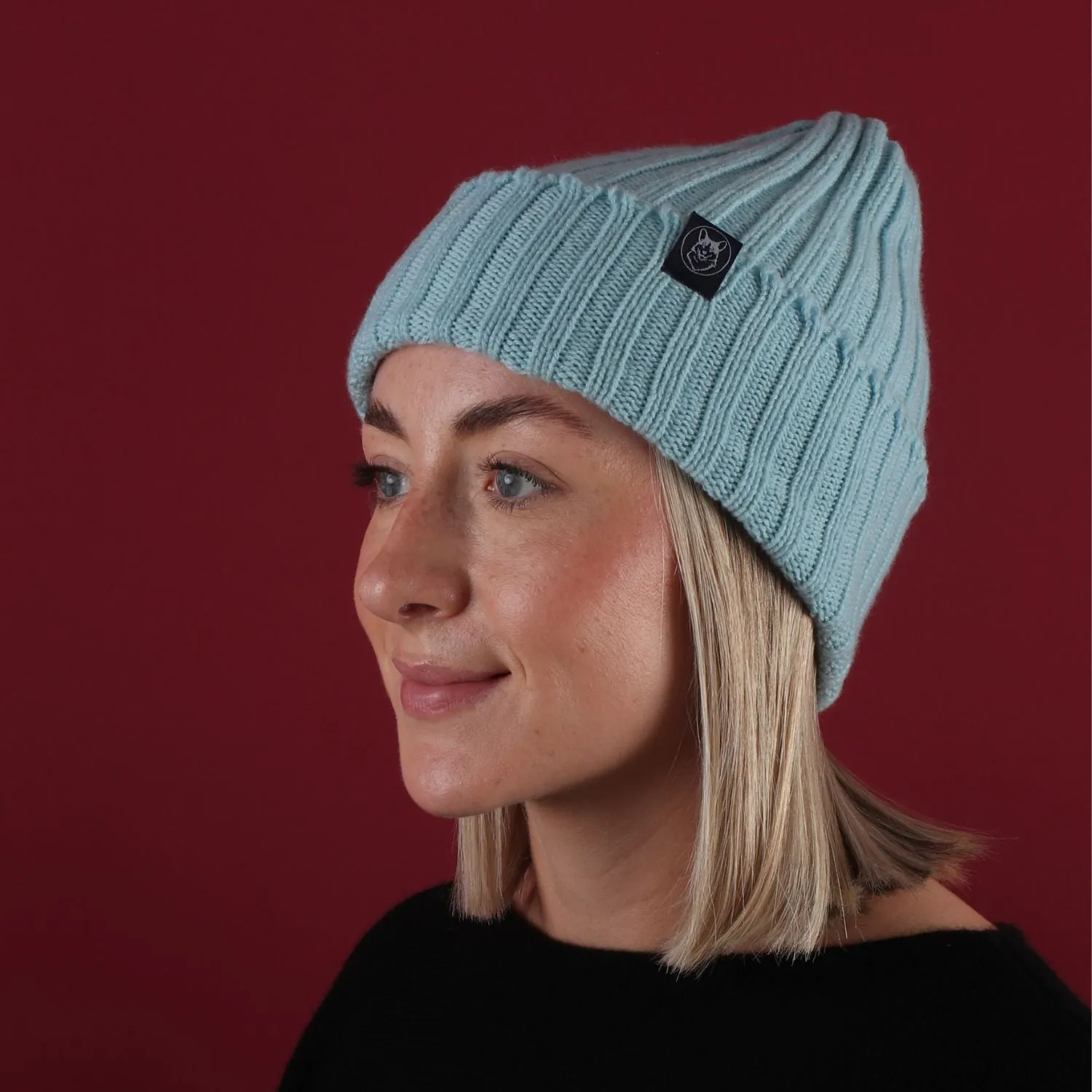 Women's Ribbed Wool Beanie